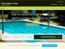 Tablet Screenshot of hotelmarcopolo.com